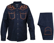 Load image into Gallery viewer, Prestige Denim Shirt/Pants Set # CSL570 Indigo
