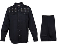Prestige Soft Feel Shirt/Pants Set # CSL580 Black