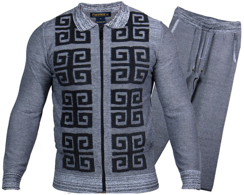 Prestige Casual Jacket/Pants Set # LNG350 Charcoal