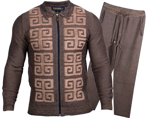 Prestige Casual Jacket/Pants Set # LNG350 Khaki