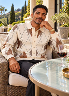 Load image into Gallery viewer, Prestige Button-Down Sweater # SW6510 Cream
