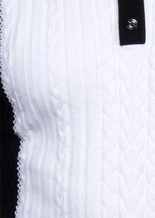 Load image into Gallery viewer, Prestige 3-Button Polo Sweater # SW6556 Black
