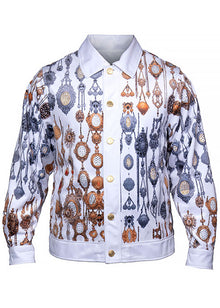 Load image into Gallery viewer, Prestige Velvet Feel Fashion Jacket # SHJ6900 White
