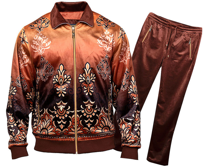 Prestige Jogger Set # JGS6704 Brown