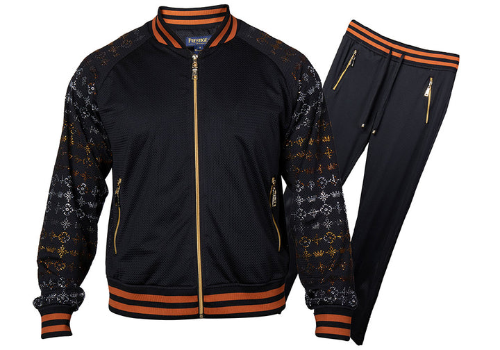 Prestige Jogger Set # LNG601 Black