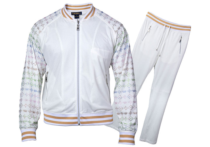 Prestige Jogger Set # LNG601 White