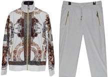 Load image into Gallery viewer, Prestige Velvet Jogger Set # JGS560 White
