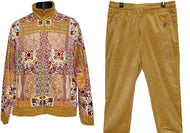 Prestige Velvet Jogger Set # JGS562 Maize