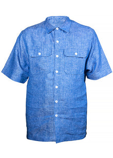 Load image into Gallery viewer, Prestige Linen Shirt/Pants Set # LP74 Blue
