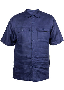 Load image into Gallery viewer, Prestige Linen Shirt/Pants Set # LP74 Navy
