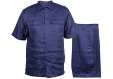 Load image into Gallery viewer, Prestige Linen Shirt/Pants Set # LP74 Navy
