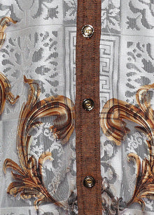 Load image into Gallery viewer, Prestige Linen Shirt/Pants Set # LP58 Brown Combo
