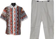 Load image into Gallery viewer, Prestige Linen Shirt/Pants Set # LP58 White
