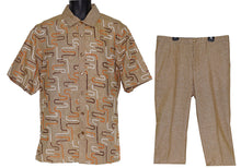 Load image into Gallery viewer, Prestige Linen Shirt/Pants Set # LP66 Khaki
