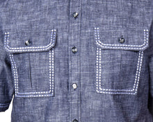 Load image into Gallery viewer, Prestige Linen Shirt/Pants Set # LUX630 Indigo
