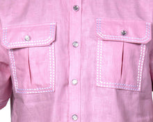 Load image into Gallery viewer, Prestige Linen Shirt/Pants Set # LUX630 Pink
