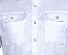 Load image into Gallery viewer, Prestige Linen Shirt/Pants Set # LUX630 White
