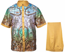 Load image into Gallery viewer, Prestige Linen Shirt/Pants Set # LUX660 Maize
