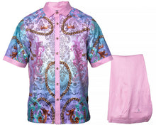 Load image into Gallery viewer, Prestige Linen Shirt/Pants Set # LUX660 Pink
