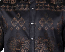 Load image into Gallery viewer, Prestige Linen Shirt/Pants Set # LUX698 Black
