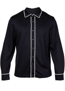Load image into Gallery viewer, Prestige Casual Shirt/Pants Set # CSL6680 Black

