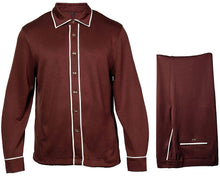 Load image into Gallery viewer, Prestige Casual Shirt/Pants Set # CSL6680 Brown/Brick
