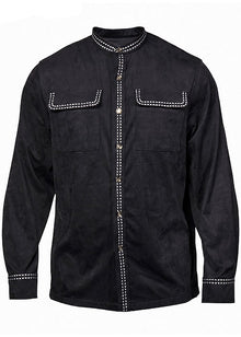 Load image into Gallery viewer, Prestige Casual Shirt/Pants Set # CSL6688 Black
