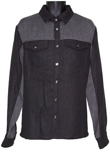 Load image into Gallery viewer, Prestige Casual Shirt/Pants Set # CSL6675 Black Combo
