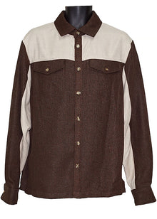 Load image into Gallery viewer, Prestige Casual Shirt/Pants Set # CSL6675 Brown Combo
