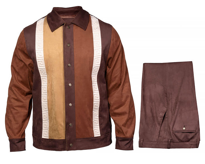 Prestige Jacket/Pants Set # CSL6692 Brown