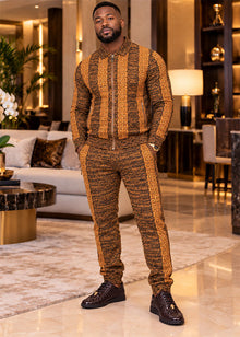 Load image into Gallery viewer, Prestige Casual Jacket/Pants Set # LNG6725 Gold
