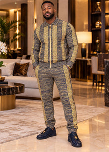 Load image into Gallery viewer, Prestige Casual Jacket/Pants Set # LNG6725 Yellow
