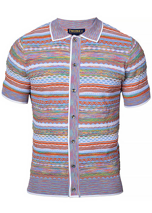 Prestige Button-Down Shirt # CMK6005 Blue