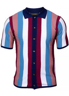 Load image into Gallery viewer, Prestige Button-Down Shirt # CMK6025 Burgundy
