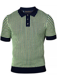 Load image into Gallery viewer, Prestige Polo Shirt # CMK6034 Navy
