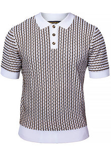 Load image into Gallery viewer, Prestige Polo Shirt # CMK6034 White

