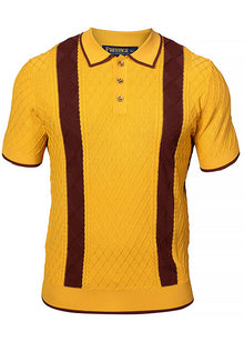Load image into Gallery viewer, Prestige Polo Shirt # CMK6038 Gold
