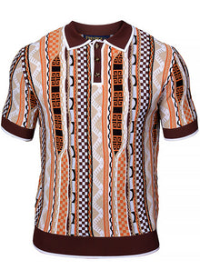 Load image into Gallery viewer, Prestige Polo Shirt # CMK6041 Brown
