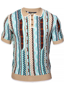 Load image into Gallery viewer, Prestige Polo Shirt # CMK6041 Tan
