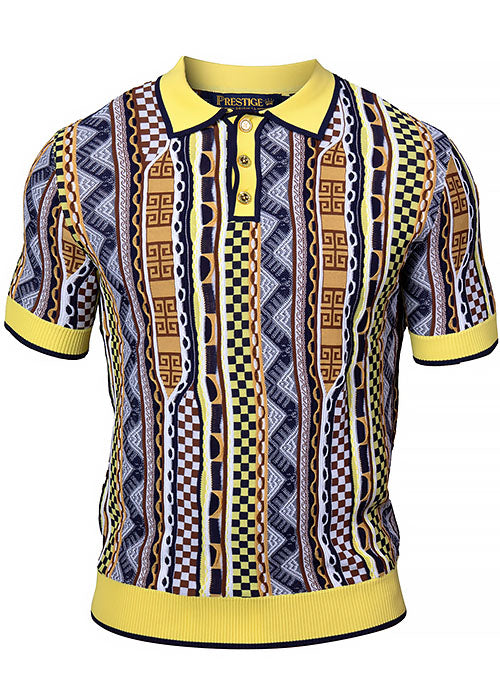 Prestige Polo Shirt # CMK6041 Yellow