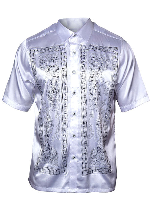 Prestige Satin Shirt # PR600 White