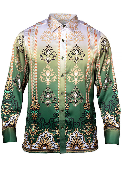 Prestige Silky Feel Fashion Shirt # PR6625 Green