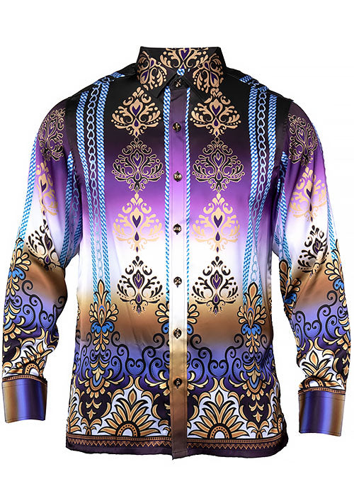 Prestige Silky Feel Fashion Shirt # PR6625 Purple