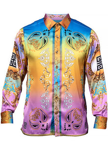 Load image into Gallery viewer, Prestige Silky Feel Fashion Shirt # PR6628 Multi
