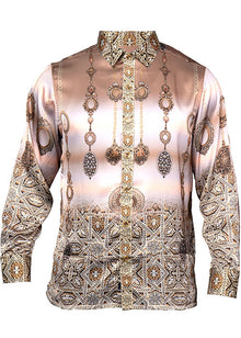 Load image into Gallery viewer, Prestige Silky Feel Fashion Shirt # PR6642 Sand
