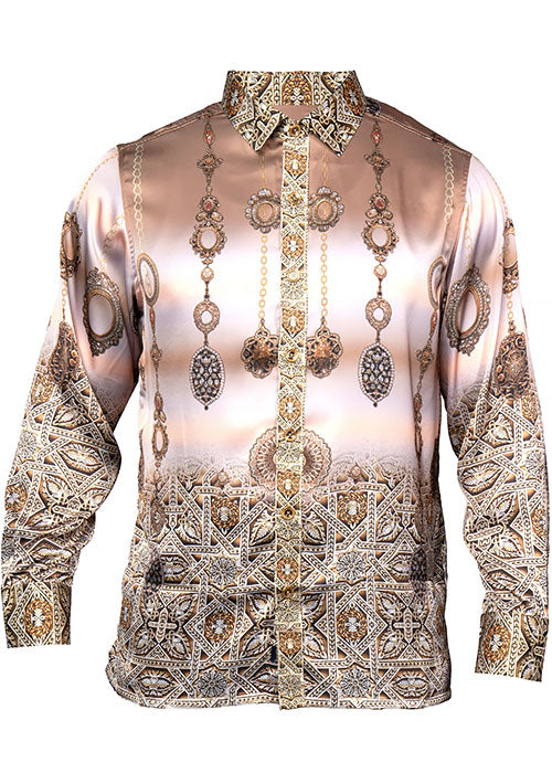 Prestige Silky Feel Fashion Shirt # PR6642 Sand