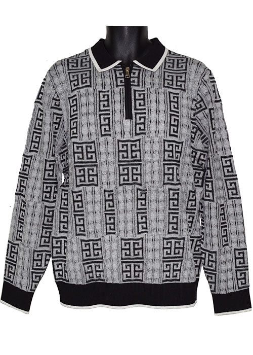 Prestige Sweater # LPC54 Black/White