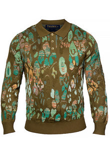 Load image into Gallery viewer, Prestige 3-Button Polo Sweater # SW6508 Avocado
