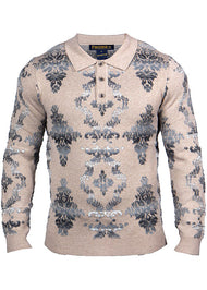 Prestige Polo Sweater # SW651 Stone