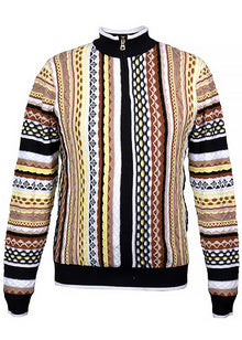 Load image into Gallery viewer, Prestige Zipper Mockneck Sweater # SW6532 Black
